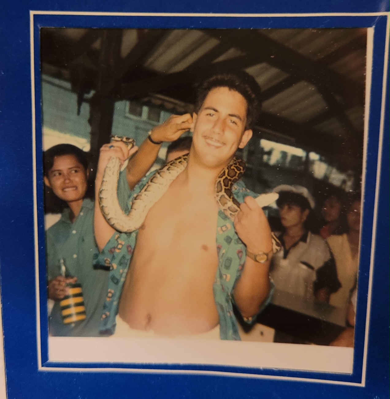 Rick Ma and his Snake