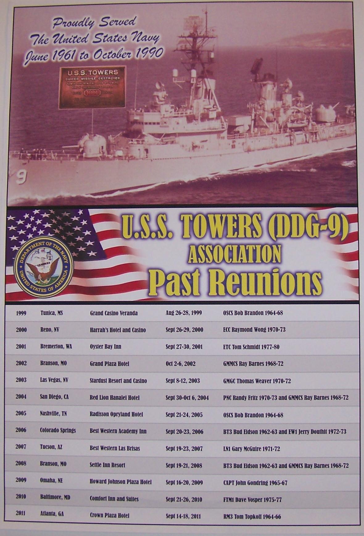2011 Reunion List