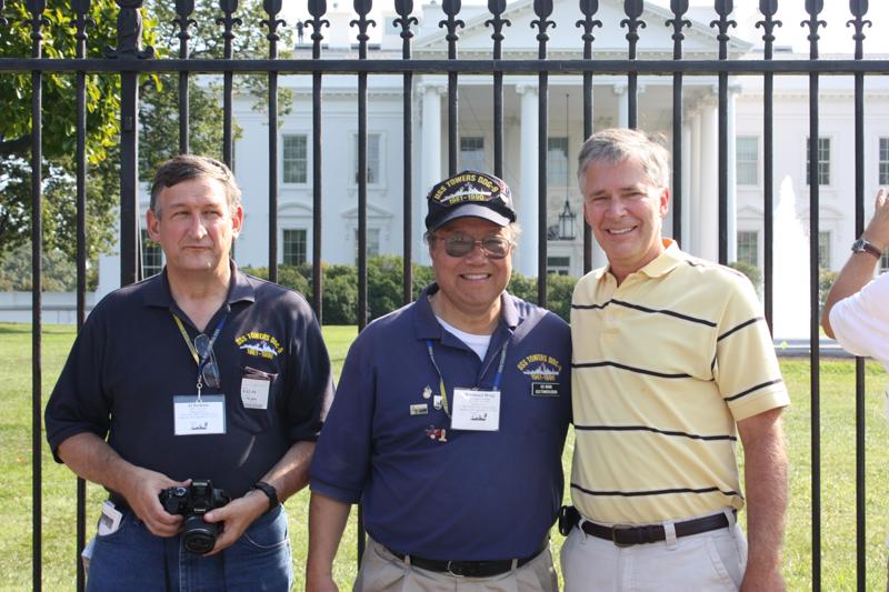 Raymond Wong and Al Basham with Tour Guide David Elliott