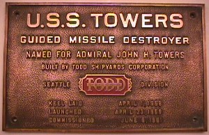 towersbrassplate