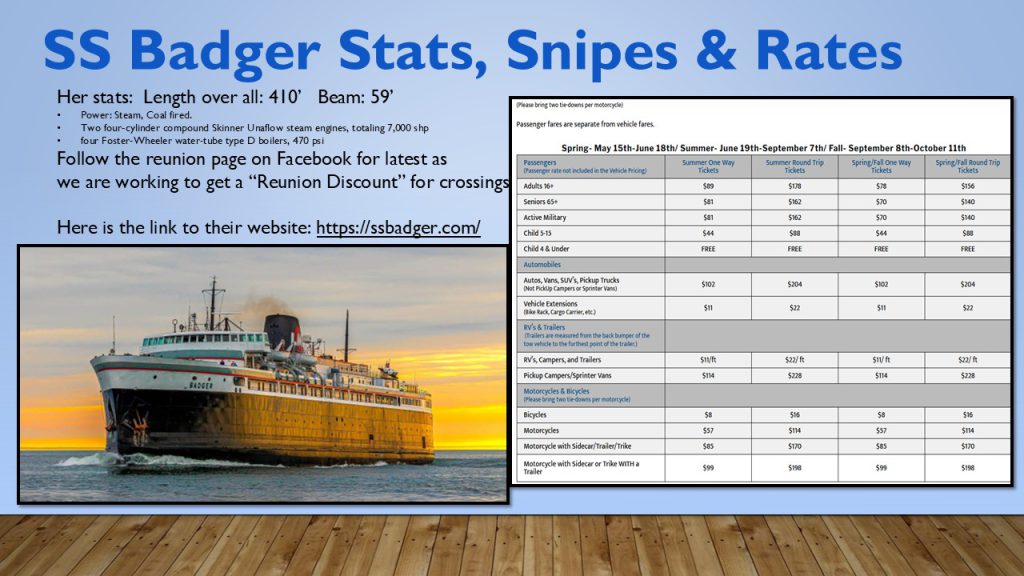 Welcome to Wisconsin, USS Towers DDG-9 Association Inc. — slide 5